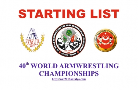 World Armwrestling Championship (WAF)