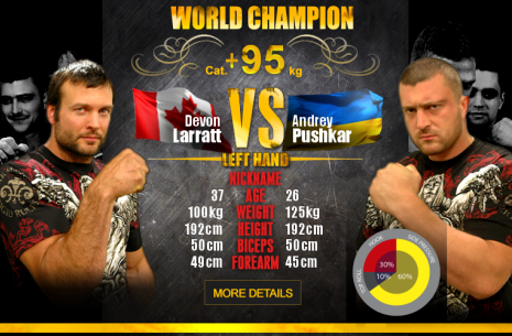 Tsyplenkov's and Larrat's fights