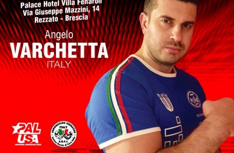 At the finish line: Angelo Varchetta